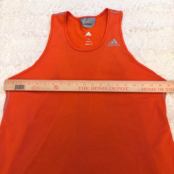 Vintage Adidas ClimaCool Orange Tank | Early 2000s | Size XL activewear - Picture 2 of 6